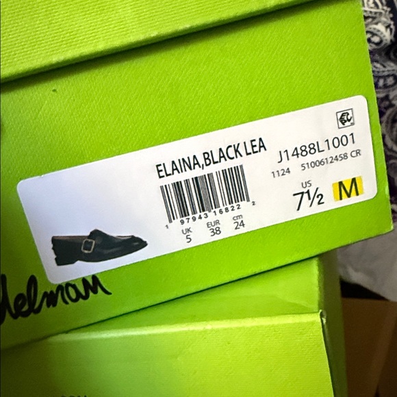 Sam Edelman Black Loafers with Gold Accent - Picture 6 of 6